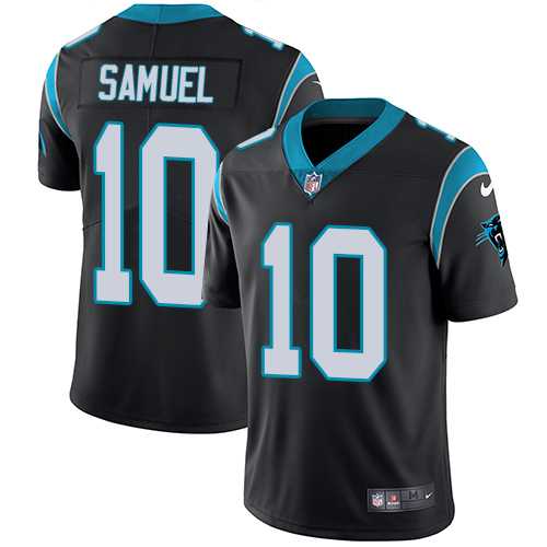 Nike Carolina Panthers #10 Curtis Samuel Black Team Color NFL Vapor Untouchable Limited Jersey,We sell and wholesale Nike Carolina Panthers #10 Curtis Samuel Black Team Color NFL Vapor Untouchable Limited Jersey on line form chian!